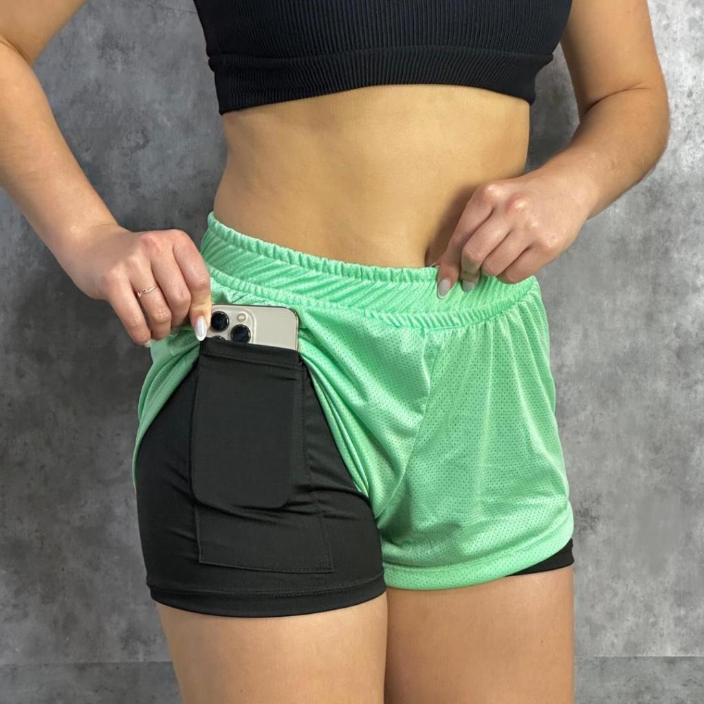 Kit 3 Unidades Short Duplo 2 em 1(Somente Hoje)