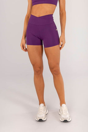 Conjunto com Cós Transpassado e Bolsos  (Short+Top)