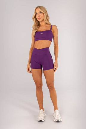 Conjunto com Cós Transpassado e Bolsos  (Short+Top)