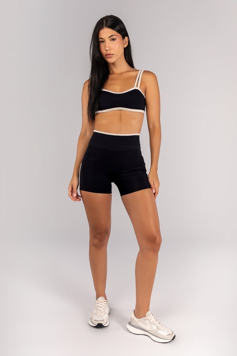 Conjunto com Chapado e Vira (Short+Top)