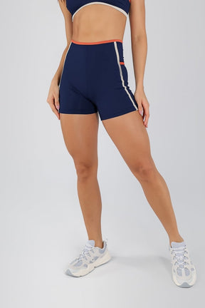 Conjunto sem Cós Aparente e Listras (Short+Top)