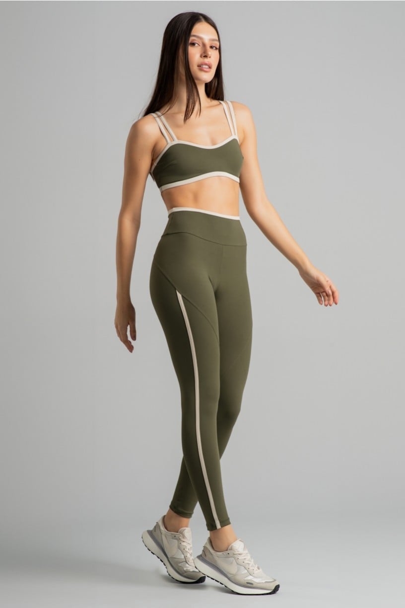 Conjunto com Chapado e Vira (Legging+Top)