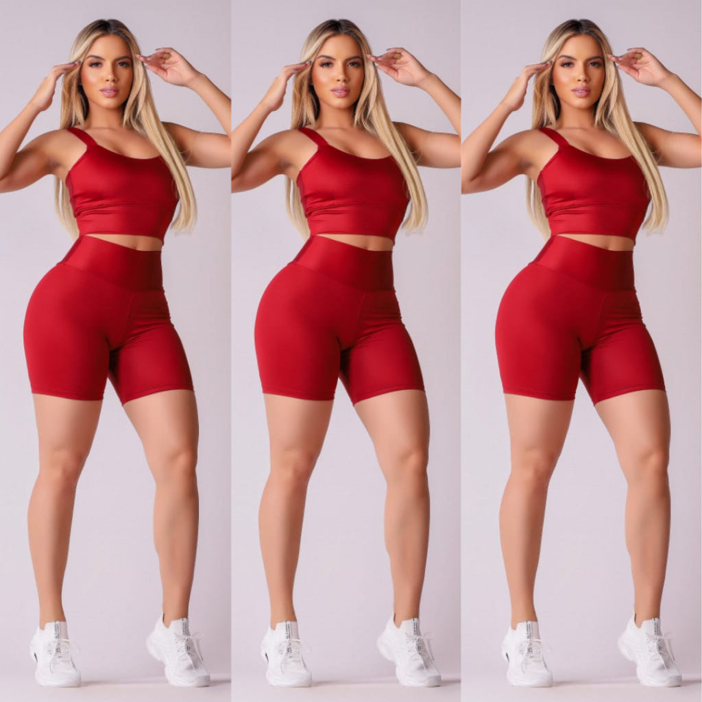 Kit 3 Conjunto Short + Top (Somente Hoje)