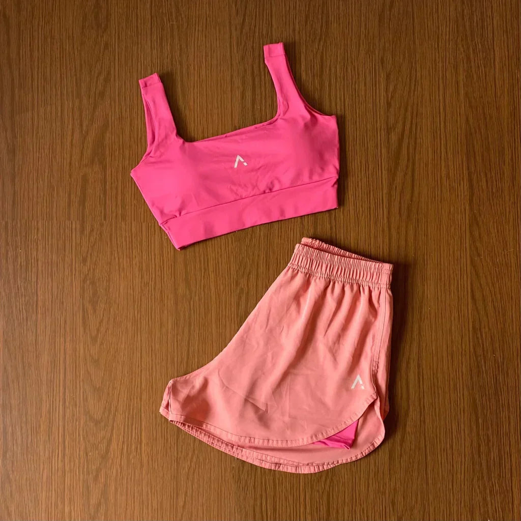 Conjunto Forro Duplo (Top com bojo + Short)