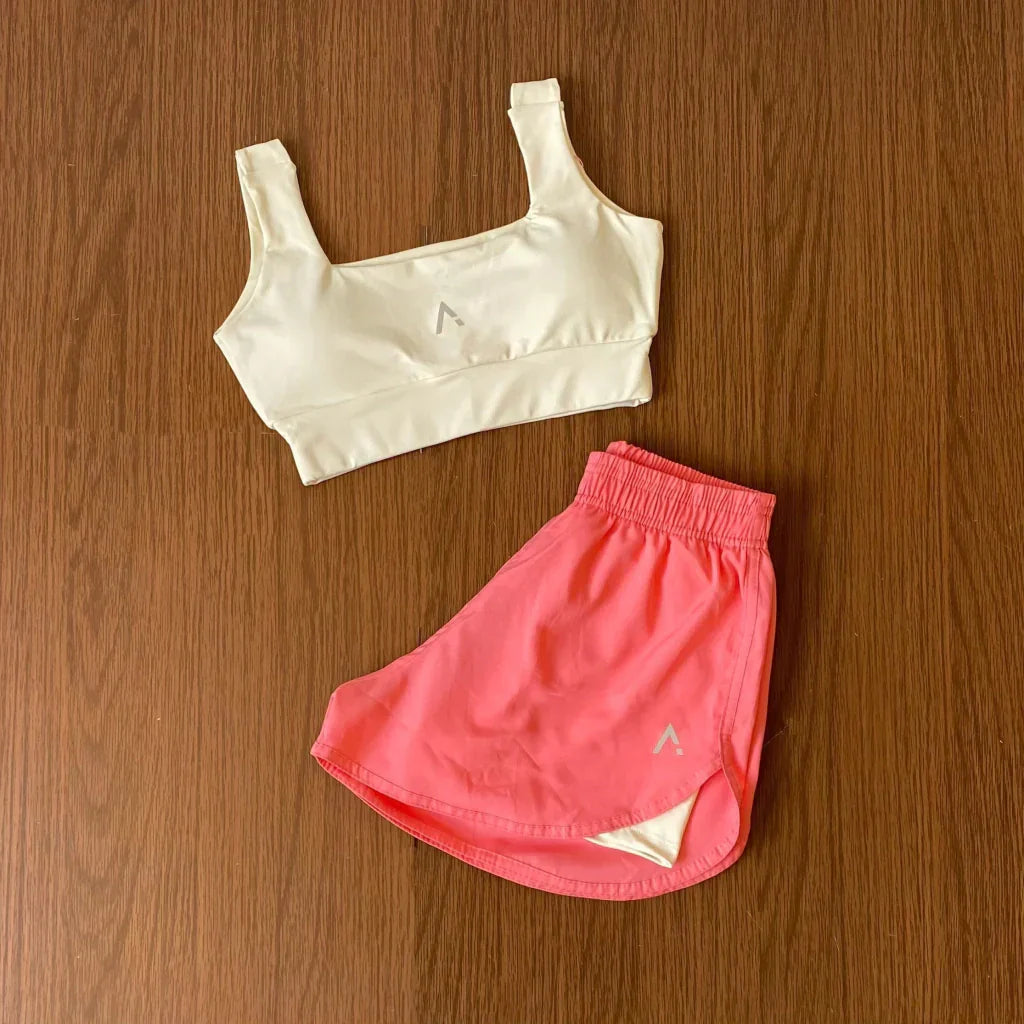 Conjunto Forro Duplo (Top com bojo + Short)